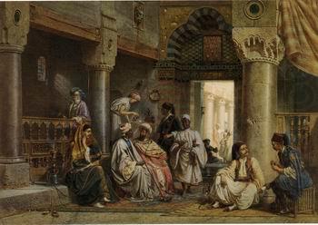Arab or Arabic people and life. Orientalism oil paintings  425, unknow artist